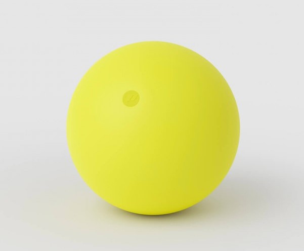 Balle Play MMX 62mm. jaune fluo