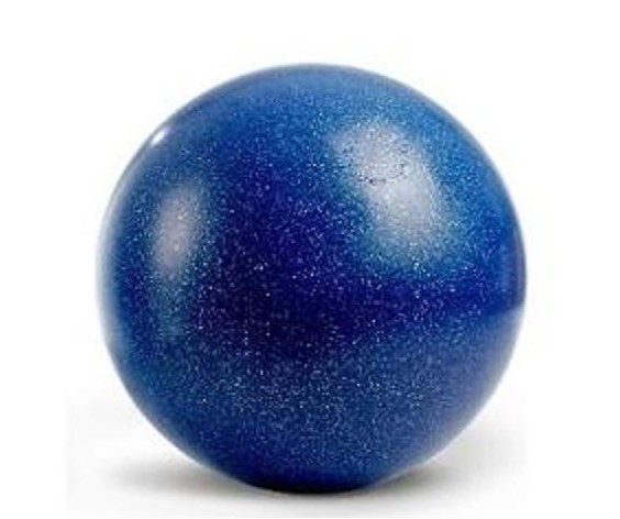 Boule d'équilibre pailletée 70cm 18kg bleu