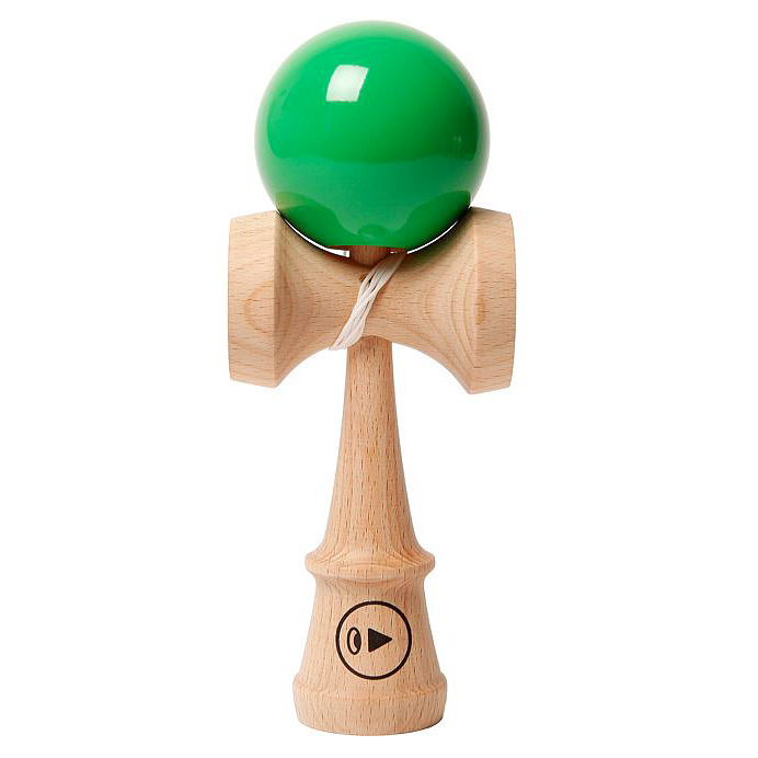 Kendama Play en bois 18,5cm vert